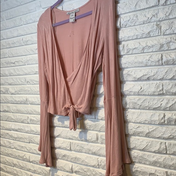 Pink wrap top - Picture 2 of 4